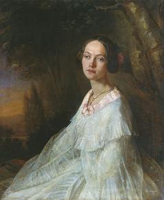 Юлия Валериановна Жадовская (портрет Н.А. Лаврова, 1845)